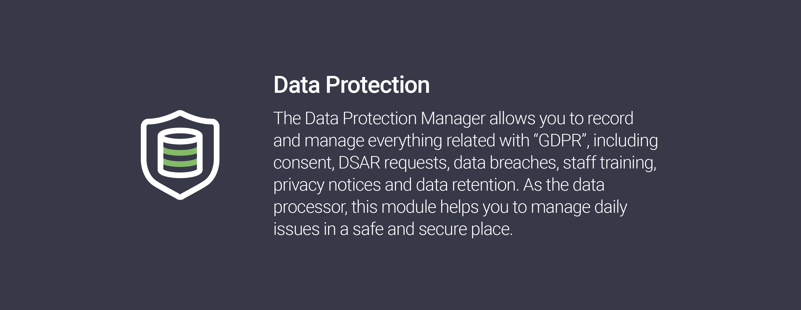 Data Protection - iSAMS
